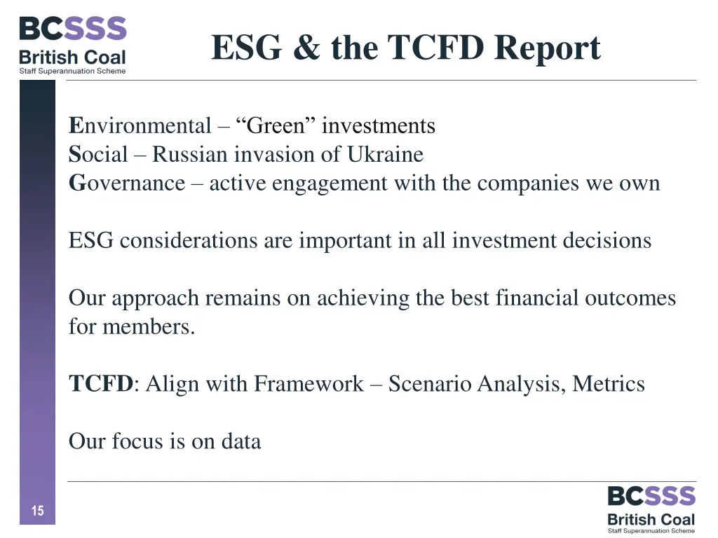 esg the tcfd report