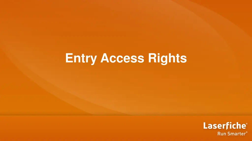 entry access rights