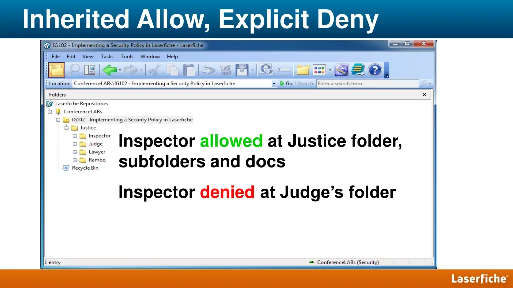 inherited allow explicit deny