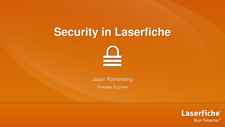 security in laserfiche