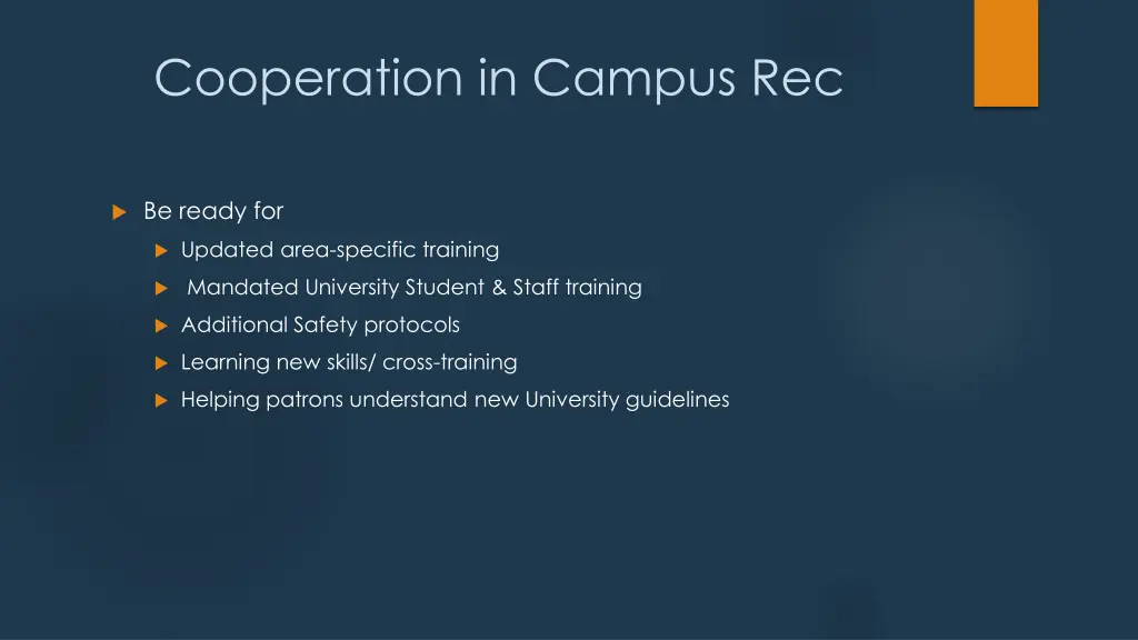 cooperation in campus rec 1