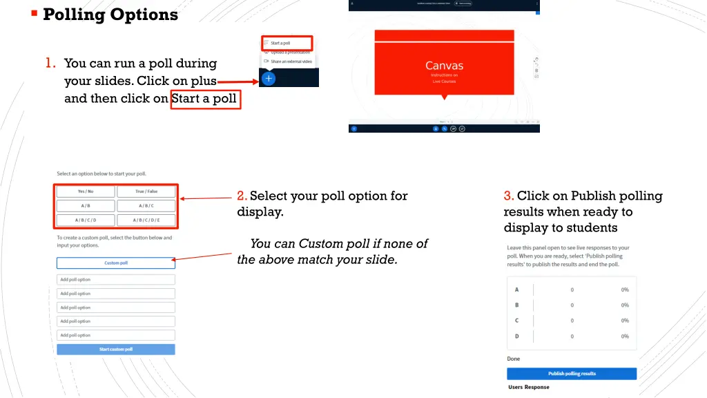 polling options