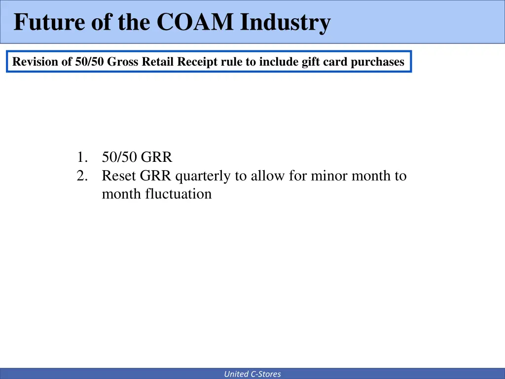 future of the coam industry 14