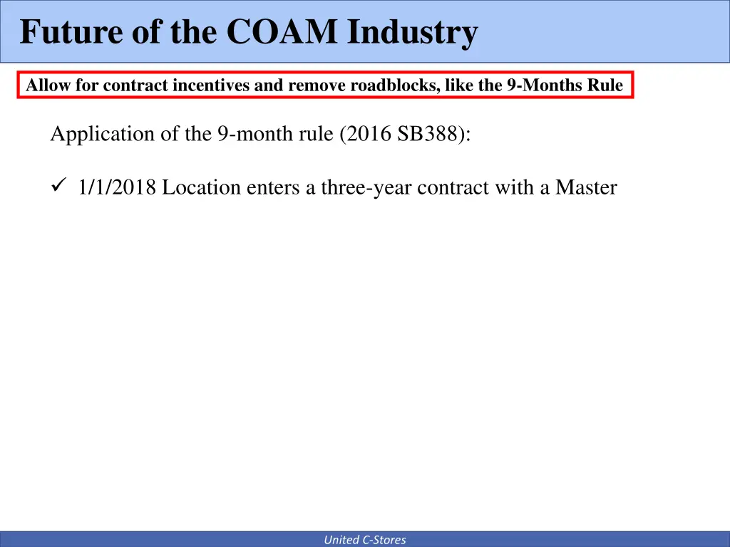 future of the coam industry 4