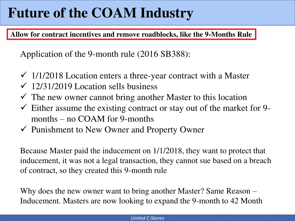 future of the coam industry 9