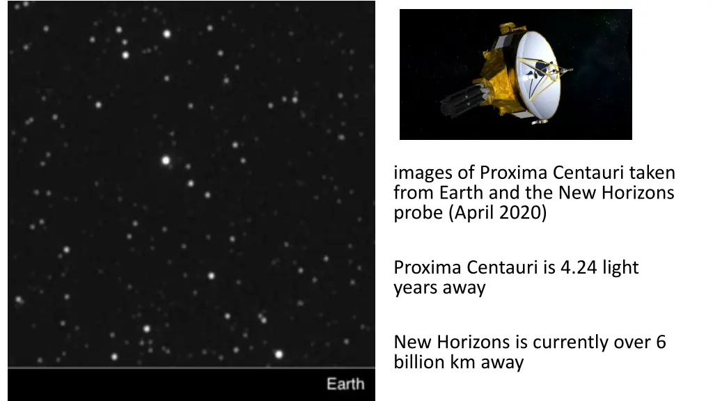 images of proxima centauri taken from earth