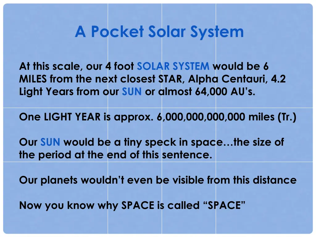 a pocket solar system 10