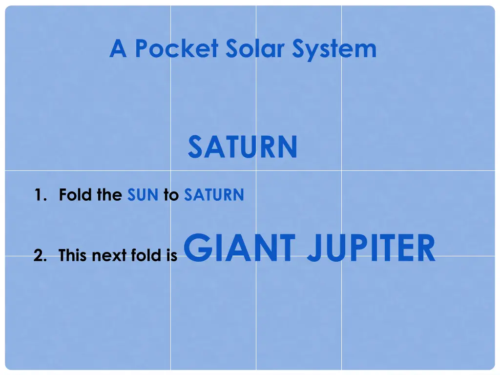 a pocket solar system 4