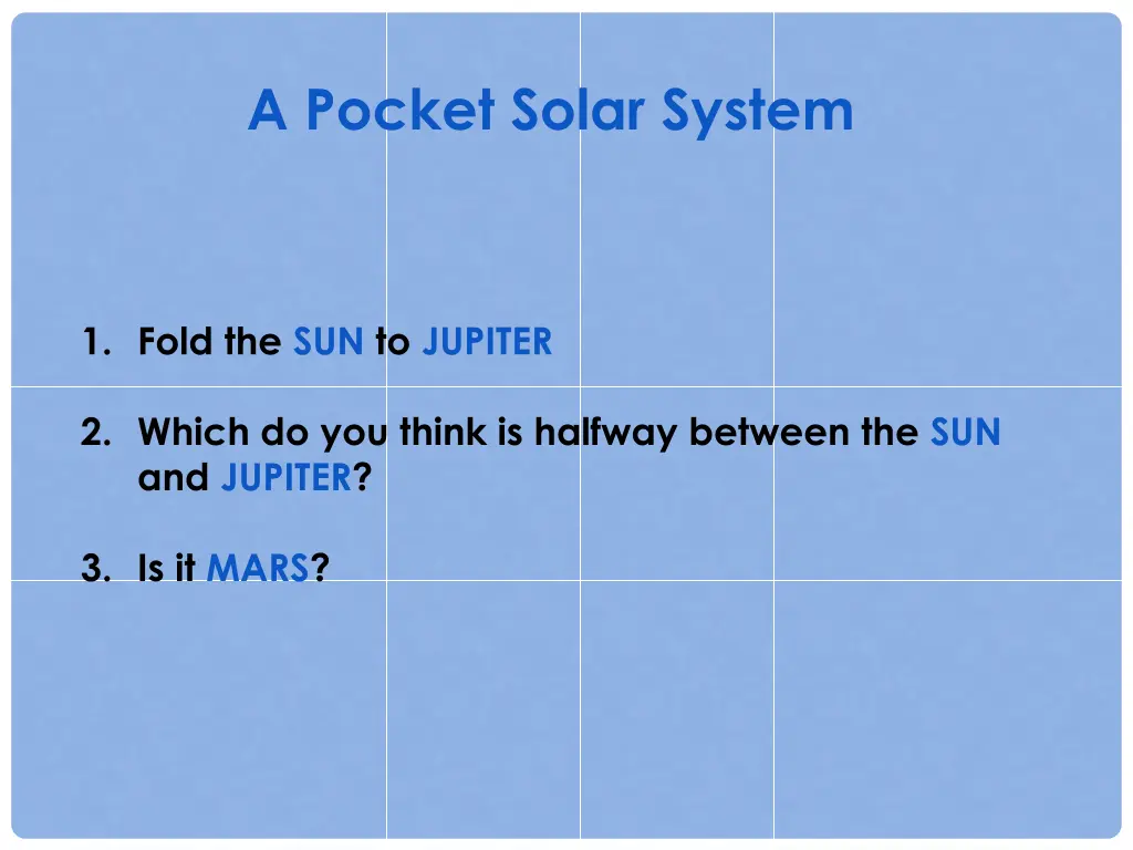 a pocket solar system 5