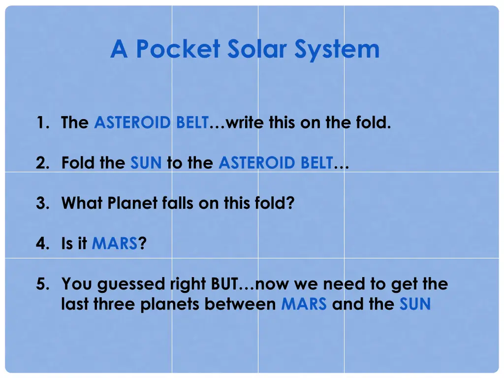 a pocket solar system 6