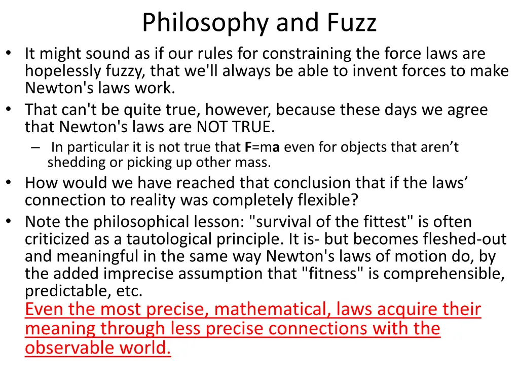 philosophy and fuzz