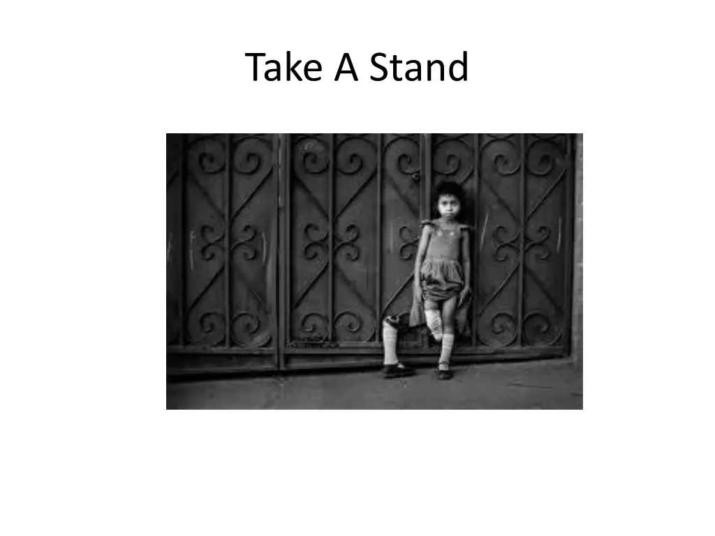 take a stand