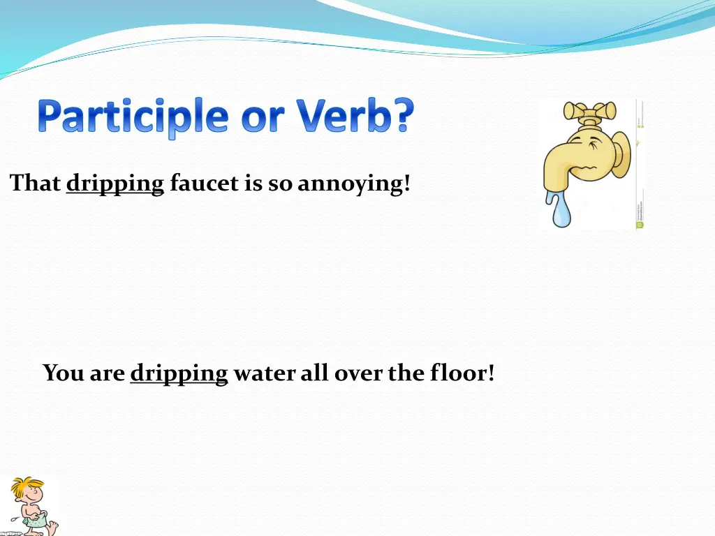 participle or verb