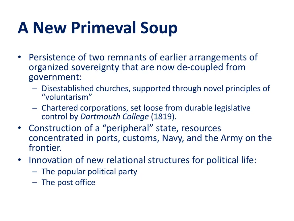 a new primeval soup