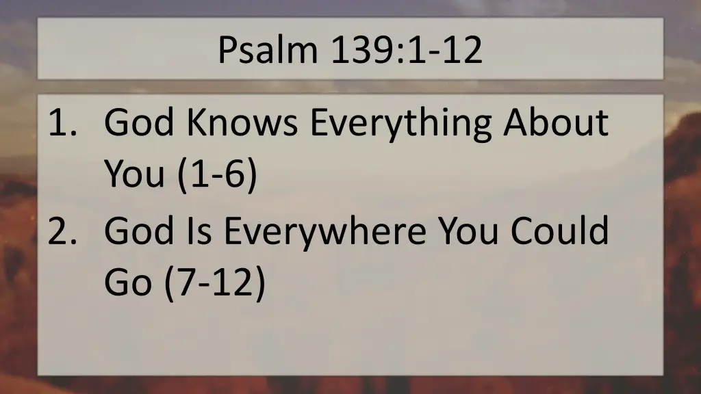 psalm 139 1 12