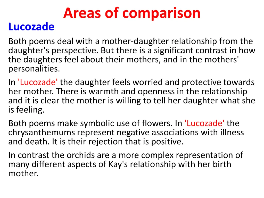 areas of comparison 3