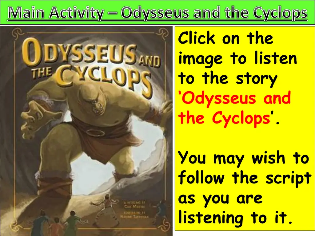 main activity odysseus and the cyclops