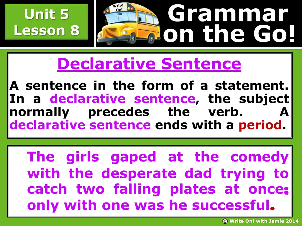 grammar on the go 8