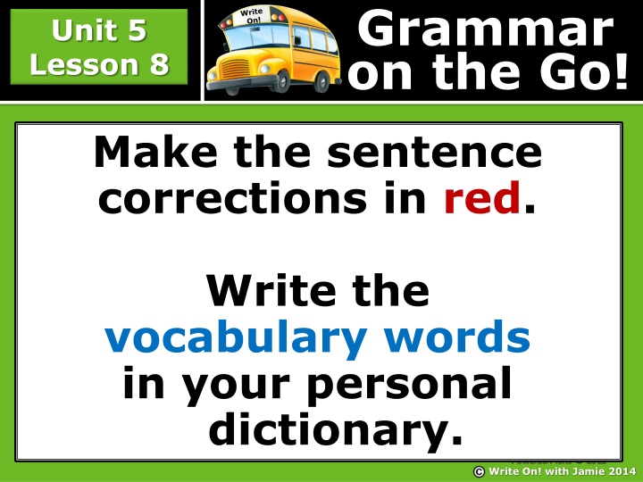 grammar on the go