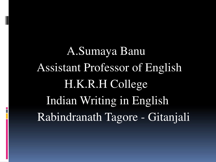 a sumaya banu assistant professor of english