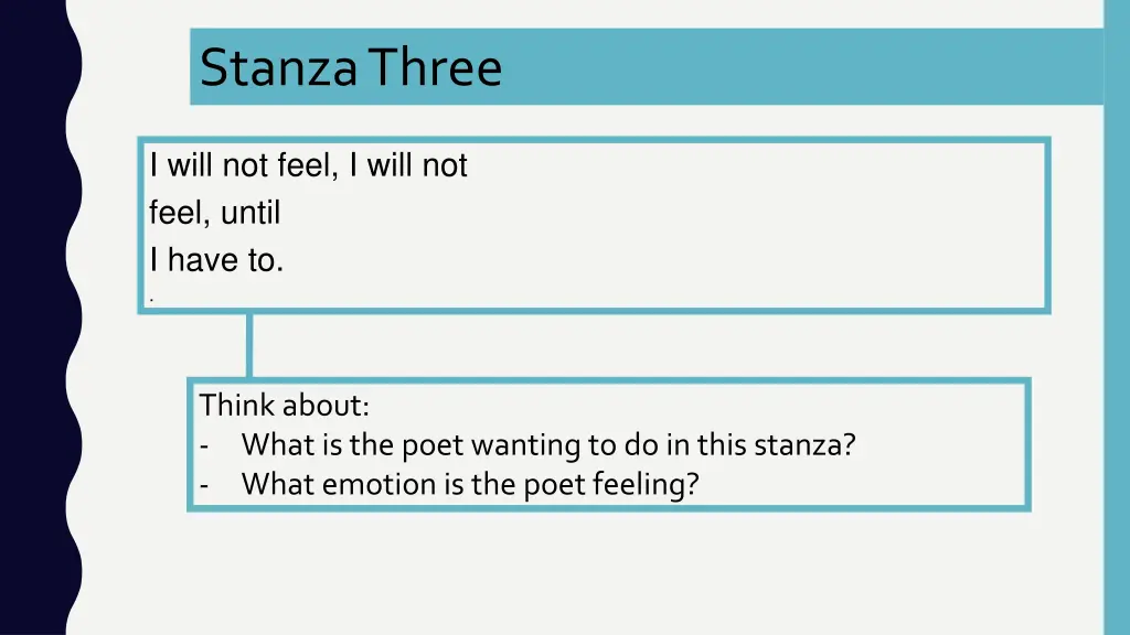 stanza three