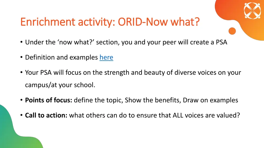 enrichment activity orid enrichment activity orid