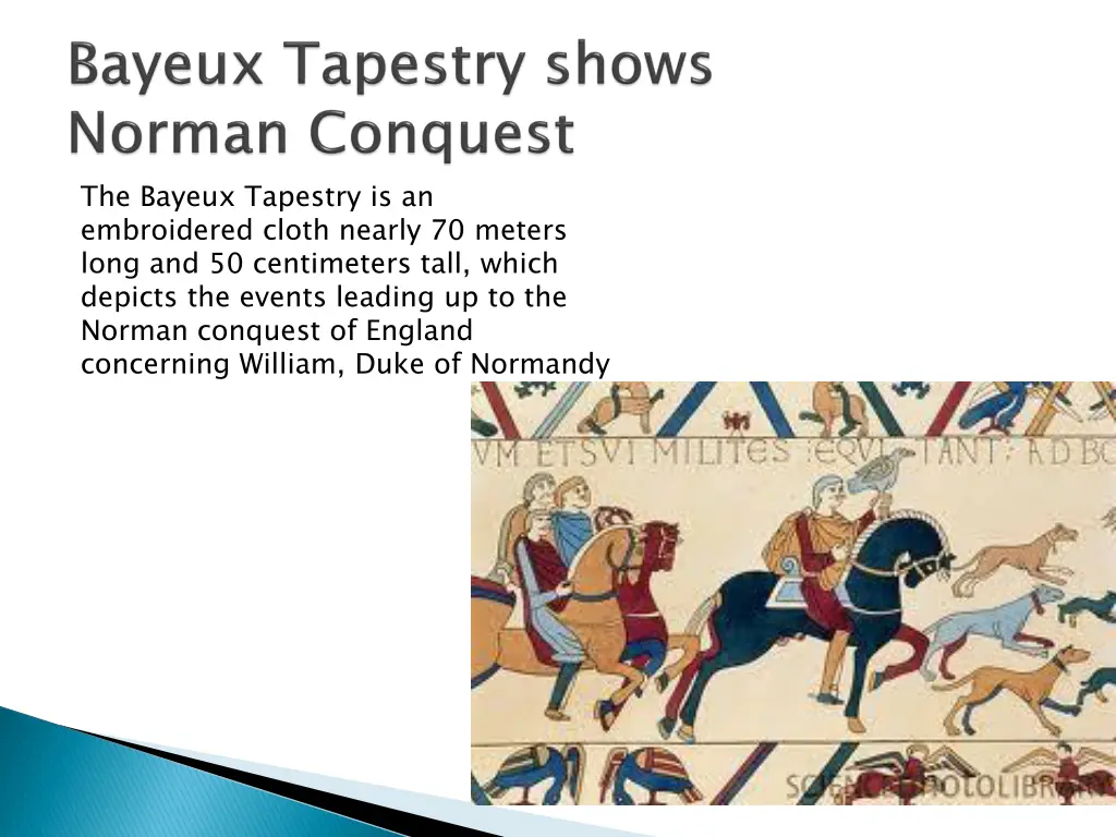 the bayeux tapestry is an embroidered cloth