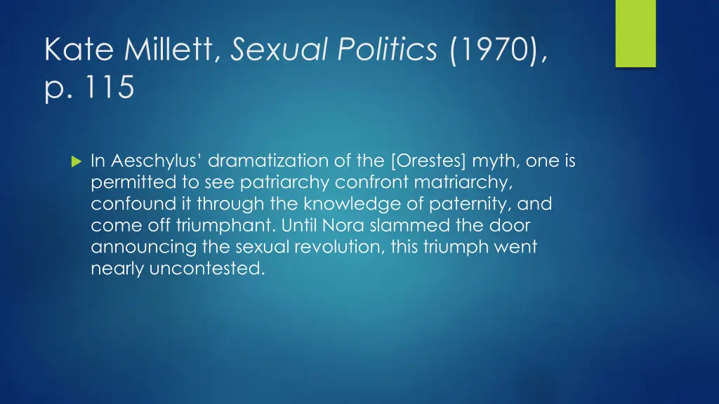 kate millett sexual politics 1970 p 115