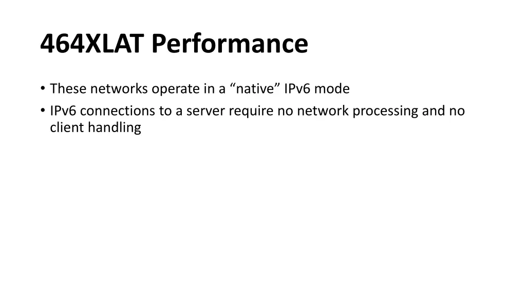 464xlat performance