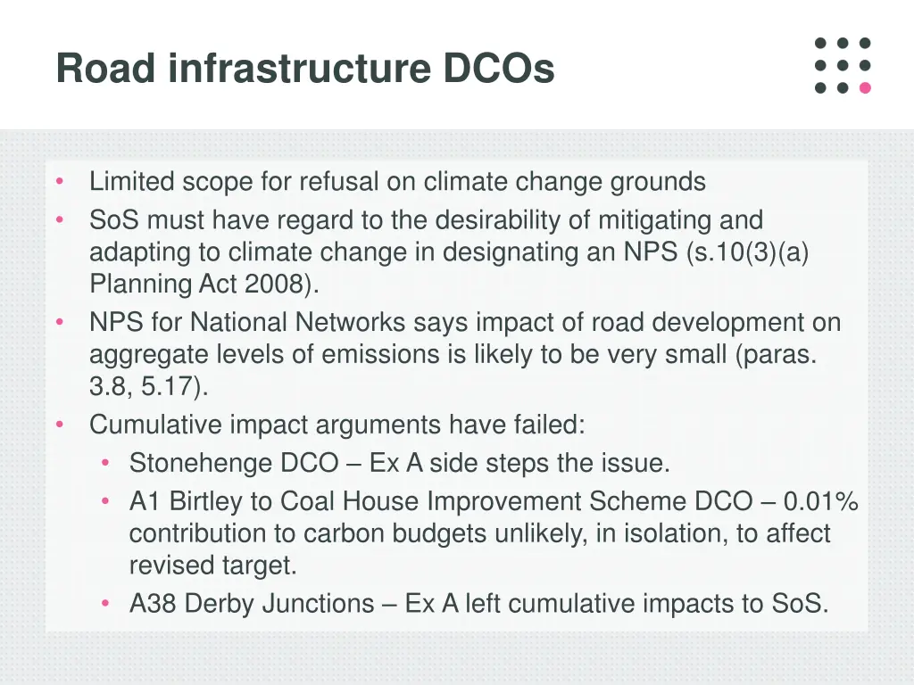 road infrastructure dcos