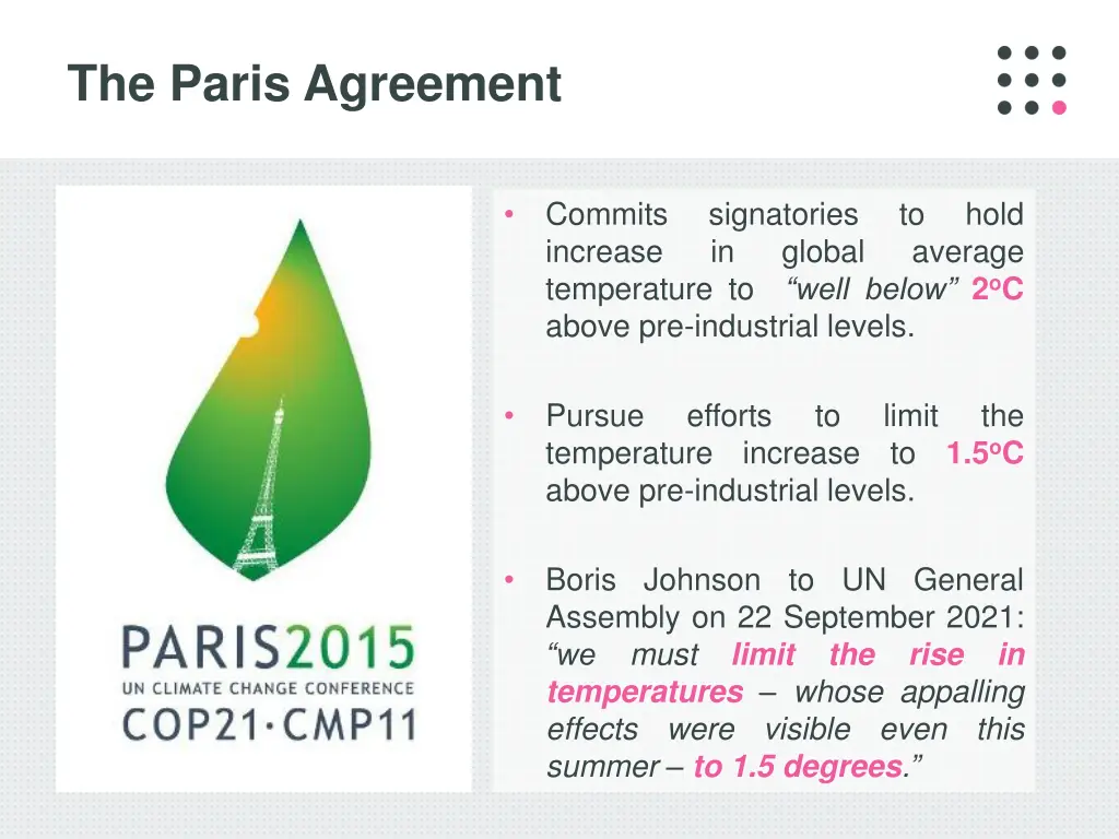 the paris agreement