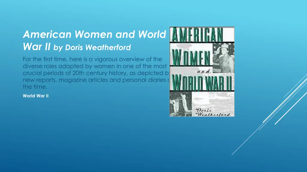 american women and world war ii by doris