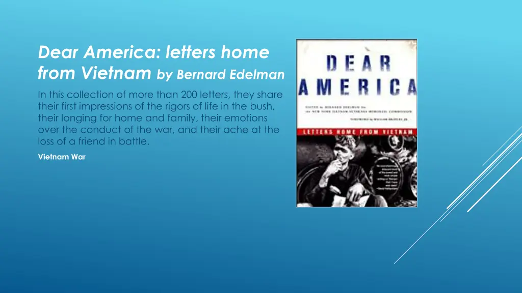 dear america letters home from vietnam by bernard