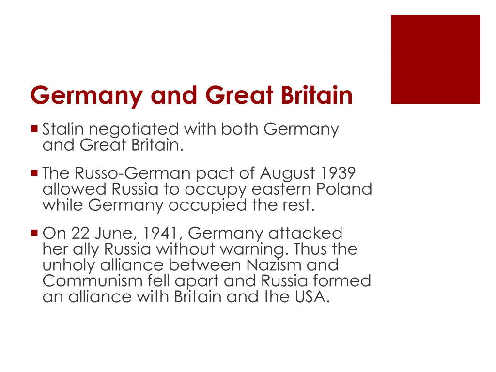 germany and great britain