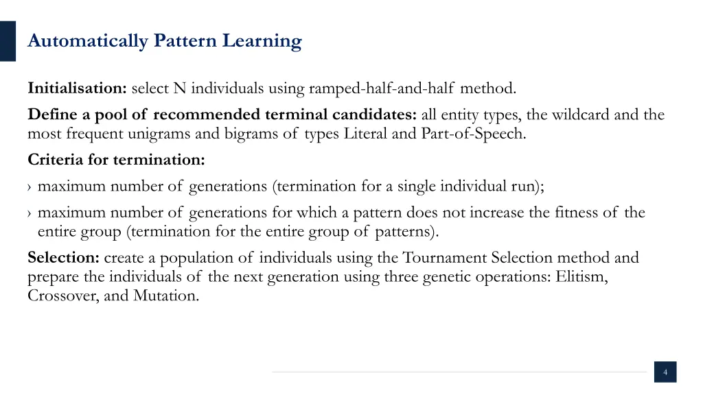 automatically pattern learning 3