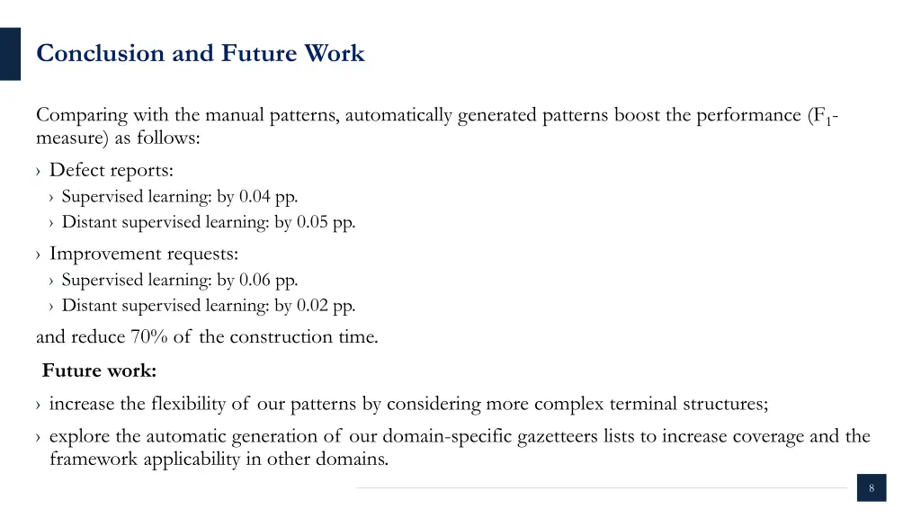 conclusion and future work 1