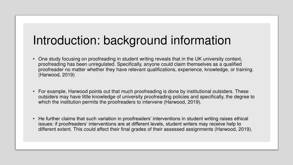 introduction background information 1