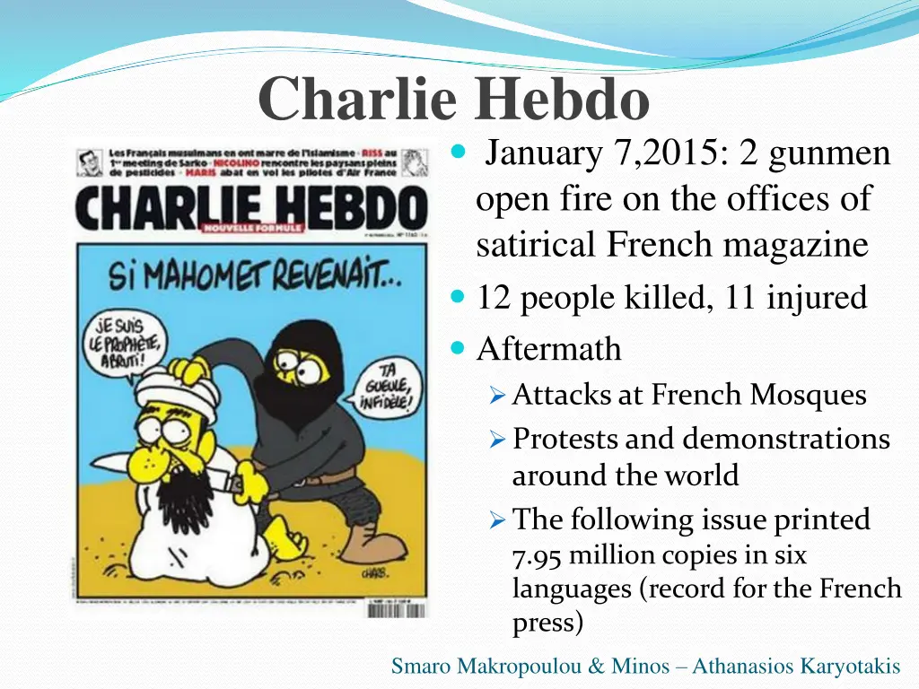 charlie hebdo january 7 2015 2 gunmen open fire