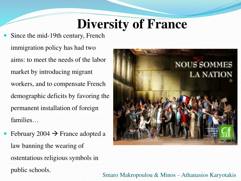 diversity of france