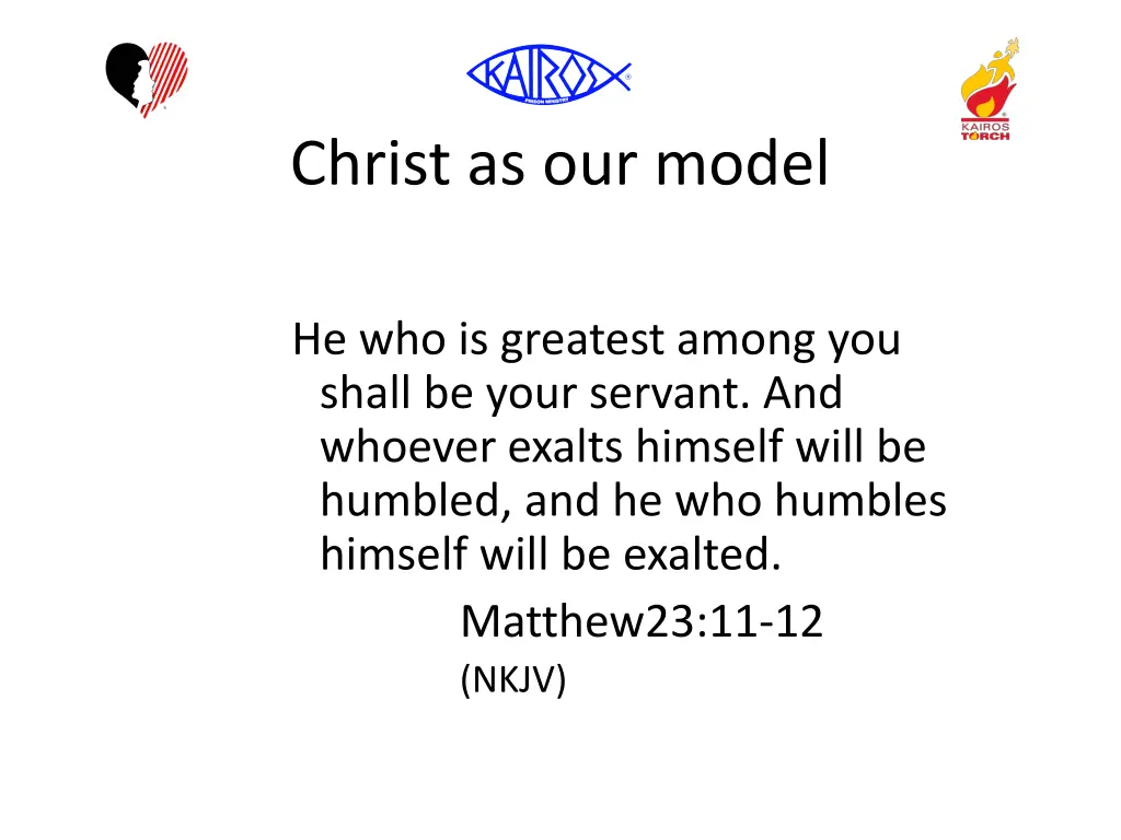 christ as our model