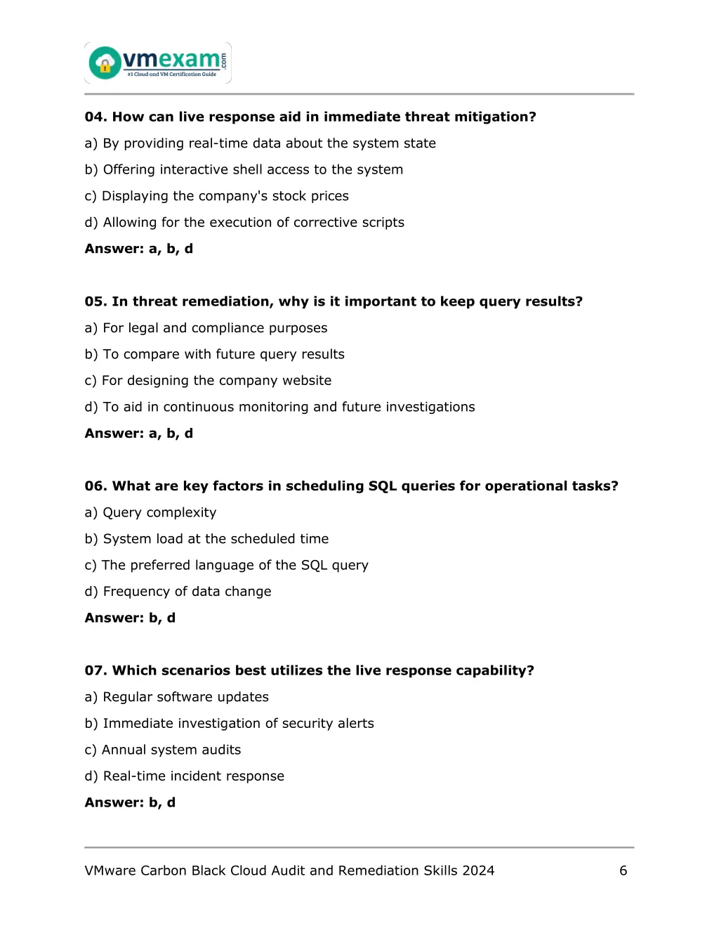 04 how can live response aid in immediate threat