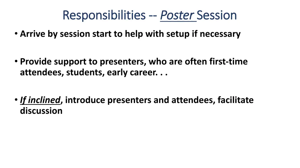 responsibilities responsibilities poster