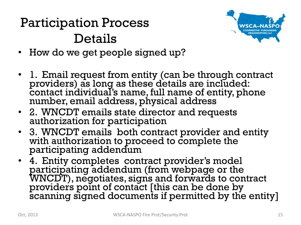 participation process details