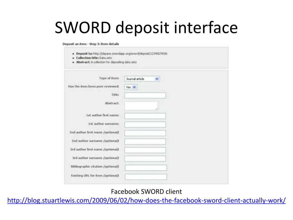 sword deposit interface