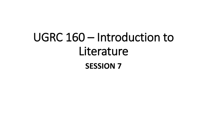 ugrc 160 ugrc 160 introduction to introduction