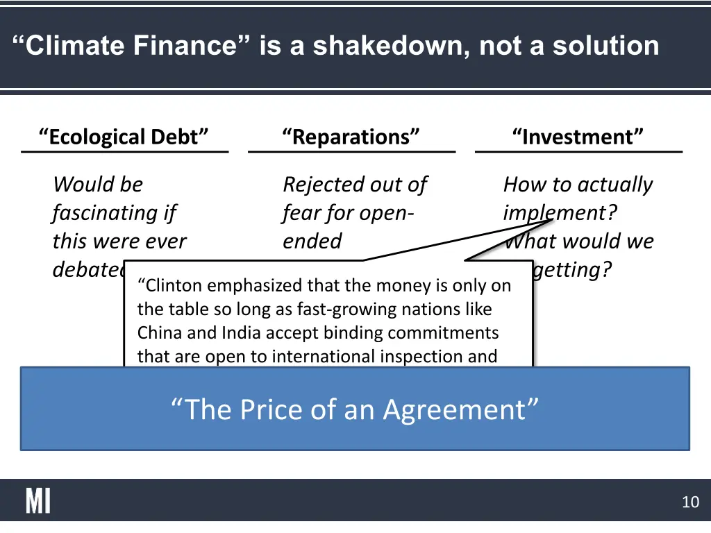 climate finance is a shakedown not a solution