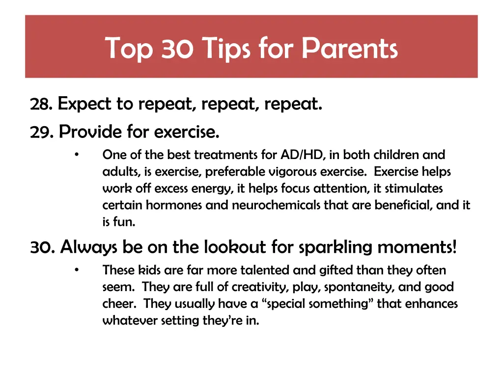 top 30 tips for parents 4