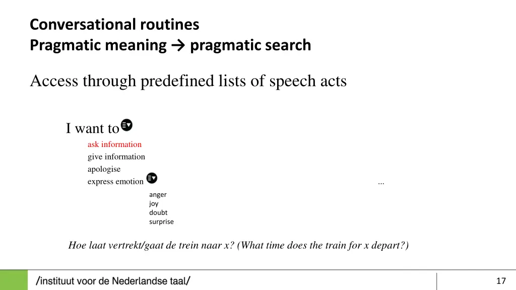 conversational routines pragmatic meaning