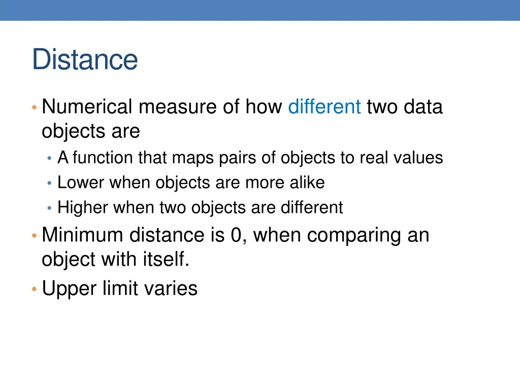 distance