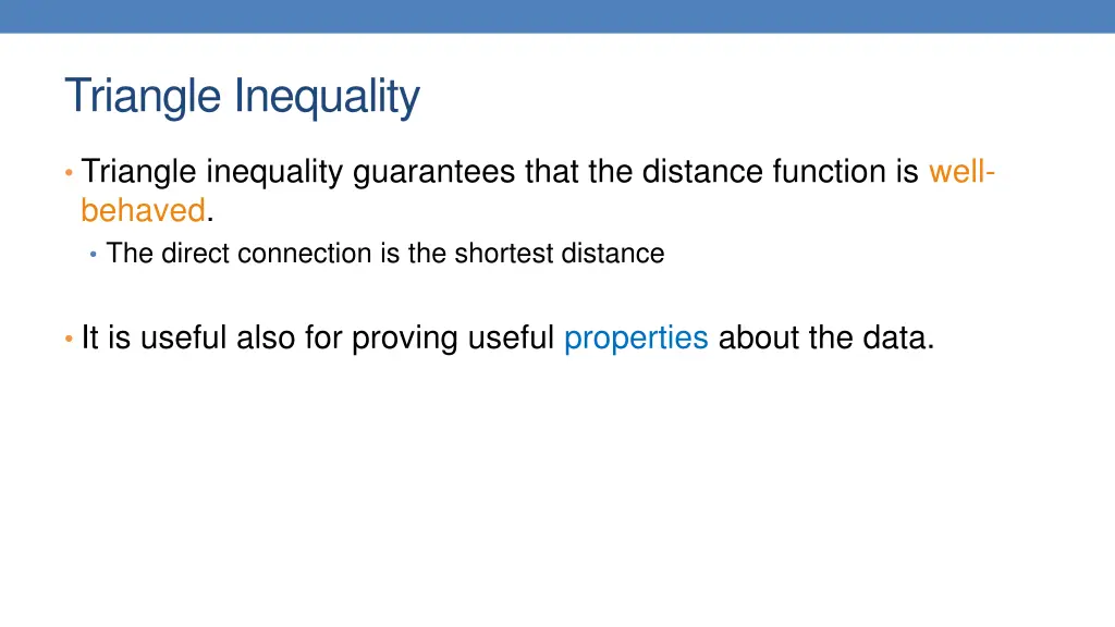 triangle inequality